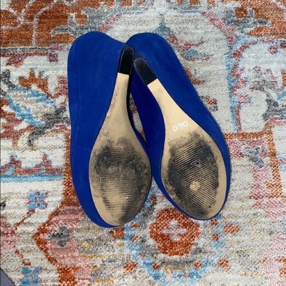 Women’s Steve Madden Royal Blue Wedge heels - Picture 3 of 6